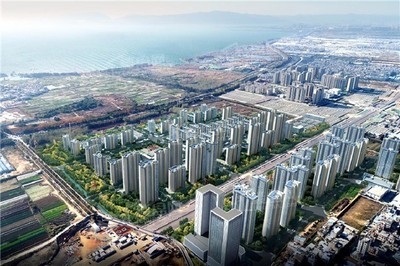 昆明地鐵邊熱銷網(wǎng)紅樓盤--卓越滇池晴翠